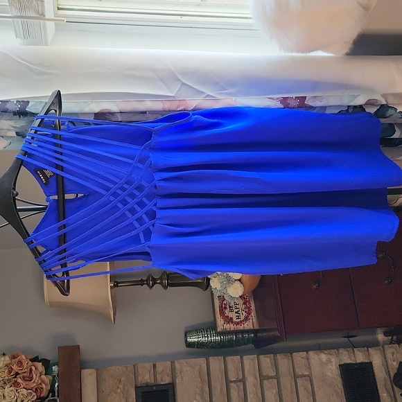 torrid Tops - Torrid electric blue cage front top size 2x